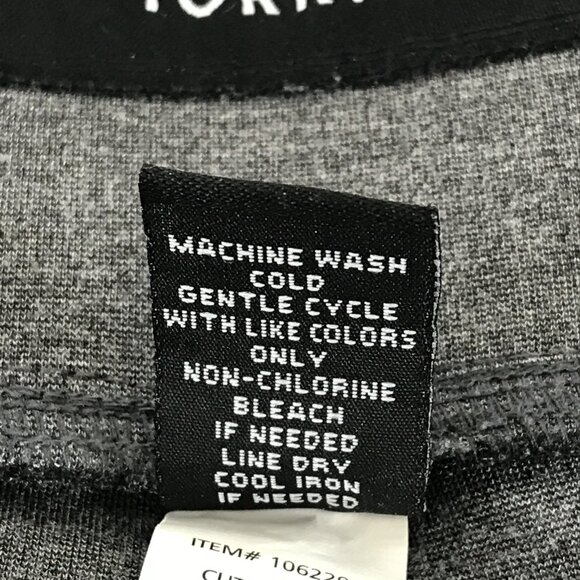 Torrid Ponte Knit Ankle Legging Women's Plus Size 1/1X Gray Stretch Pull-On - Picture 9 of 10